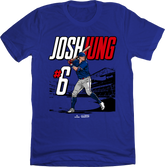Josh Jung and the 6 MLBPA Tee blue T-shirt In The Clutch